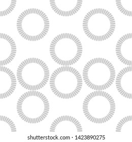 Polka dots seamless pattern. Mosaic of ethnic figures. Patterned texture. Geometric background. Can be used for wallpaper, textile, invitation card, wrapping, web page background.