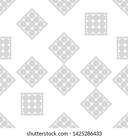 Polka dots seamless pattern. Mosaic of ethnic figures. Patterned texture. Geometric background. Can be used for wallpaper, textile, invitation card, wrapping, web page background.