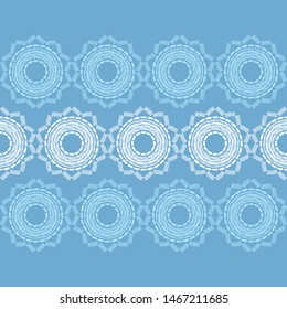 Polka dots seamless pattern. Mosaic of ethnic figures. Patterned texture. Geometric background. Can be used for wallpaper, textile, invitation card, wrapping, web page background.