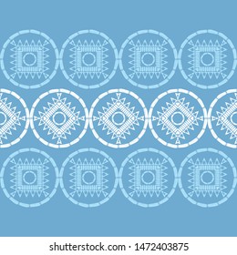 Polka dots seamless pattern. Mosaic of ethnic figures. Patterned texture. Geometric background. Can be used for wallpaper, textile, invitation card, wrapping, web page background.