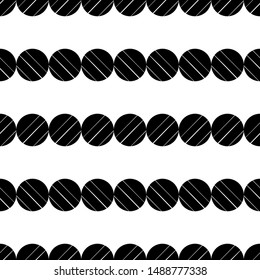 Polka dots seamless pattern. Mosaic of ethnic figures. Patterned texture. Geometric background. Can be used for wallpaper, textile, invitation card, wrapping, web page background.