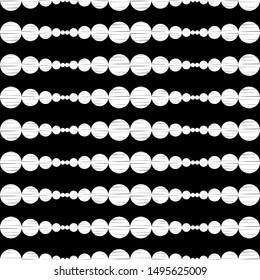 Polka dots seamless pattern. Mosaic of ethnic figures. Patterned texture. Geometric background. Can be used for wallpaper, textile, invitation card, wrapping, web page background.