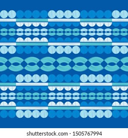 Polka dots seamless pattern. Mosaic of ethnic figures. Patterned texture. Geometric background. Can be used for wallpaper, textile, invitation card, wrapping, web page background.