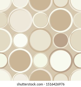 Polka dots seamless pattern. Mosaic of ethnic figures. Patterned texture. Geometric background. Can be used for wallpaper, textile, invitation card, wrapping, web page background.