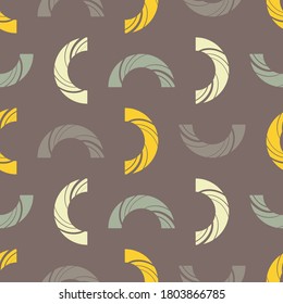 Polka dots seamless pattern. Mosaic of ethnic figures. Patterned texture. Geometric background. Vector illustration for web design or print.