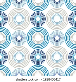 El polka tiene un patrón impecable. Mosaico de figuras étnicas. Textura con patrones. Fondo geométrico. Ilustración vectorial para diseño web o impresión.