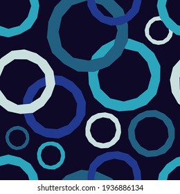 El polka tiene un patrón impecable. Mosaico de figuras étnicas. Textura con patrones. Fondo geométrico. Ilustración vectorial para diseño web o impresión.