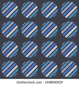 El polka tiene un patrón impecable. Mosaico de figuras étnicas. Textura con patrones. Fondo geométrico. Ilustración vectorial para diseño web o impresión.