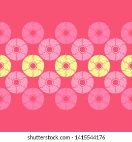 Polka dots seamless pattern. Multicolored. Ethnic print. Boho. Simple design. Vector geometric background. Can be used in printing, textile, wrapping, web-design.
