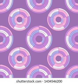 Polka dots seamless pattern. Multicolored. Ethnic print. Boho. Simple design. Vector geometric background. Can be used in printing, textile, wrapping, web-design.