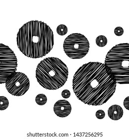 Polka dots seamless pattern. Multicolored. Ethnic print. Boho. Simple design. Vector geometric background. Can be used in printing, textile, wrapping, web-design.