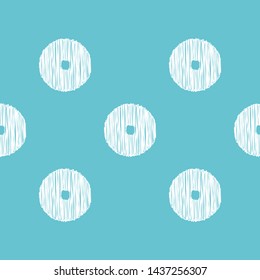 Polka dots seamless pattern. Multicolored. Ethnic print. Boho. Simple design. Vector geometric background. Can be used in printing, textile, wrapping, web-design.