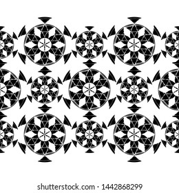 Polka dots seamless pattern. Multicolored. Ethnic print. Boho. Simple design. Vector geometric background. Can be used in printing, textile, wrapping, web-design.