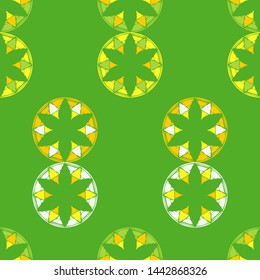 Polka dots seamless pattern. Multicolored. Ethnic print. Boho. Simple design. Vector geometric background. Can be used in printing, textile, wrapping, web-design.