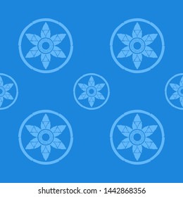 Polka dots seamless pattern. Multicolored. Ethnic print. Boho. Simple design. Vector geometric background. Can be used in printing, textile, wrapping, web-design.