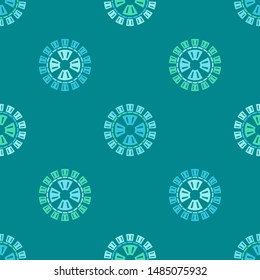 Polka dots seamless pattern. Multicolored. Ethnic print. Boho. Simple design. Vector geometric background. Can be used in printing, textile, wrapping, web-design.