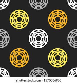 Polka dots seamless pattern. Vector geometric background. Can be used in printing, textile, wrapping, web-design.