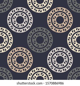 Polka dots seamless pattern. Vector geometric background. Can be used in printing, textile, wrapping, web-design.