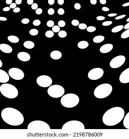 Polka dots seamless pattern. Vector monochrome background circle, dominoes. Abstract pixel texture. minimal graphic design.