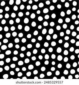Polka dots seamless pattern. Vector illustration.