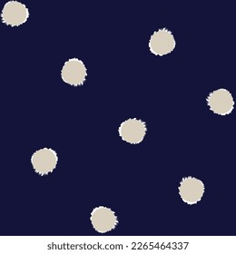 Polka dots textured seamless pattern design for fashion textiles and graphics
