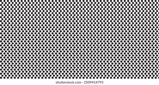 fundo de padrão monocromático pontilhado polka