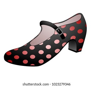polka shoe draw