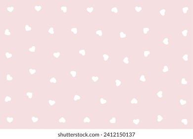 polka style simple heart pattern wallpaper for love message vector