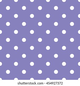 Polka white dot on a mauve background