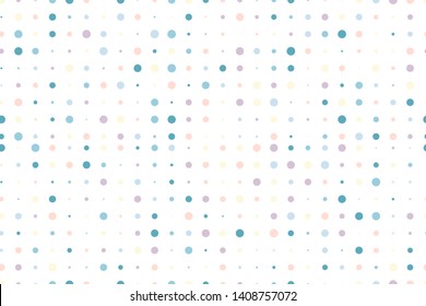 Polka white Dot Pattern. Seamless Vector Background. RGB vector illustration.