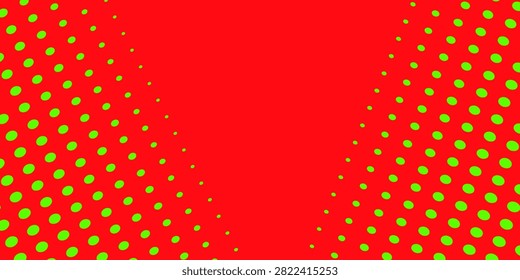 polkadot background colour Firebrick and Green