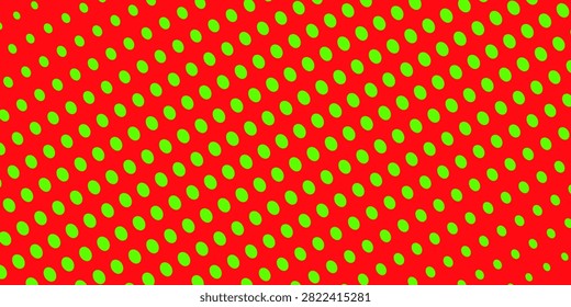 polkadot background colour Firebrick and Green