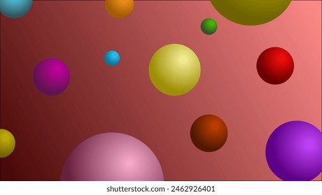 Polkadot-Hintergrund mit Kreisverlauf.