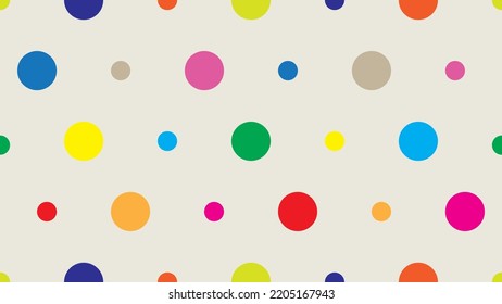 Motif Polkadot Sans Fin Harmonieux, Arrière-Plan Transparent, Canal Alpha