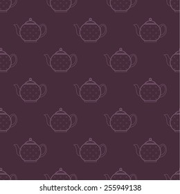 polka-dot teapot pattern