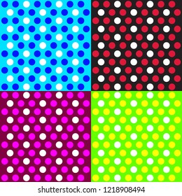 polkadot texture motif
