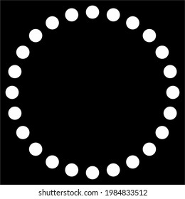 Polkadots Motifs Pattern Circle-Shaped. Decoration for Interior, Exterior, Carpet, Textile, Garment, Cloth, Silk, Tile, Plastic, Paper, Wrapping, Wallpaper, Pillow, Sofa, Background, Ect. Vector Illus
