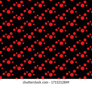Polkadots patern design classic retro