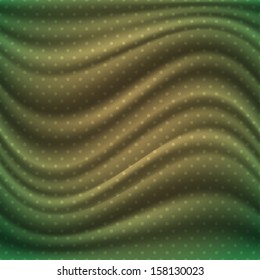 Polka-dots pattern on wavy tissue silk