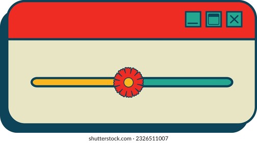Poll Bar Hand Drawn Illustration 