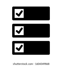 poll icon isolated sign symbol vector illustration - Collection of high quality black style vector icons
