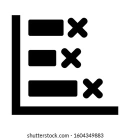 poll icon isolated sign symbol vector illustration - Collection of high quality black style vector icons
