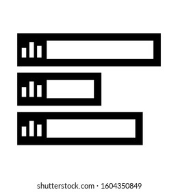 poll icon isolated sign symbol vector illustration - Collection of high quality black style vector icons
