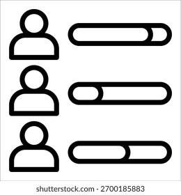 Poll Results Icon Element For Design