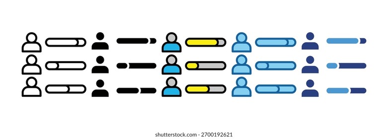 Poll Results Icon Element For Design