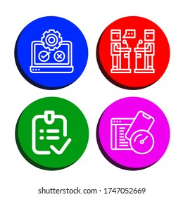 poll simple icons set. Contains such icons as Testing, Debate, Done, Test, can be used for web, mobile and logo