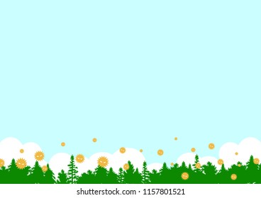pollen in the air