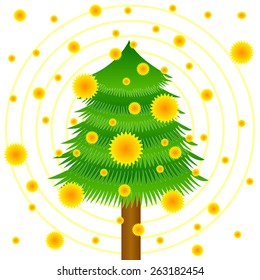  Pollen cedar background