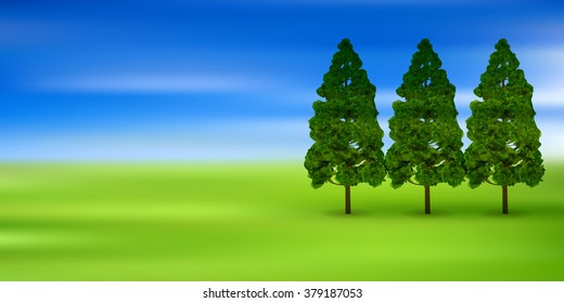 Pollen cedar tree background