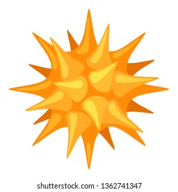 Pollen icon. Illustration solated on white background.